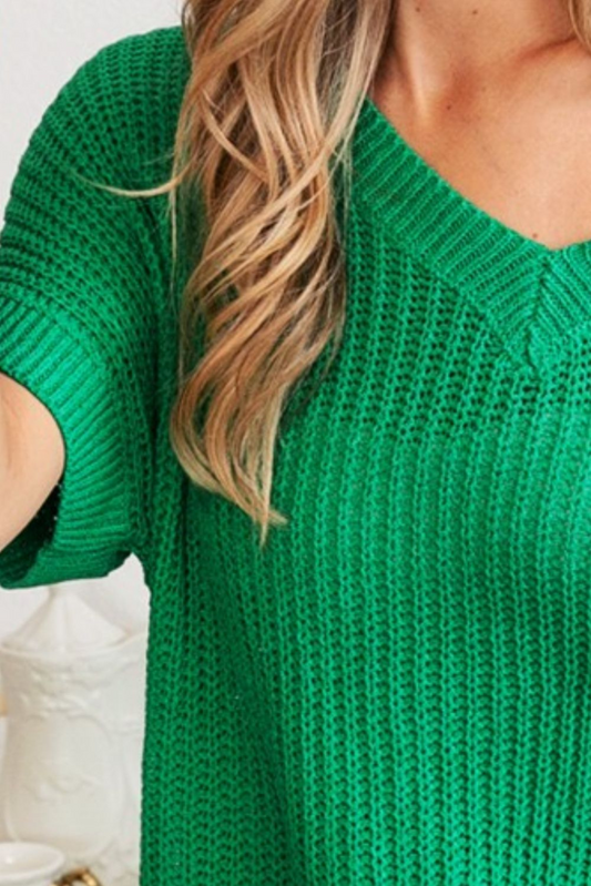 BiBi Jade Short Sleeve Sweater