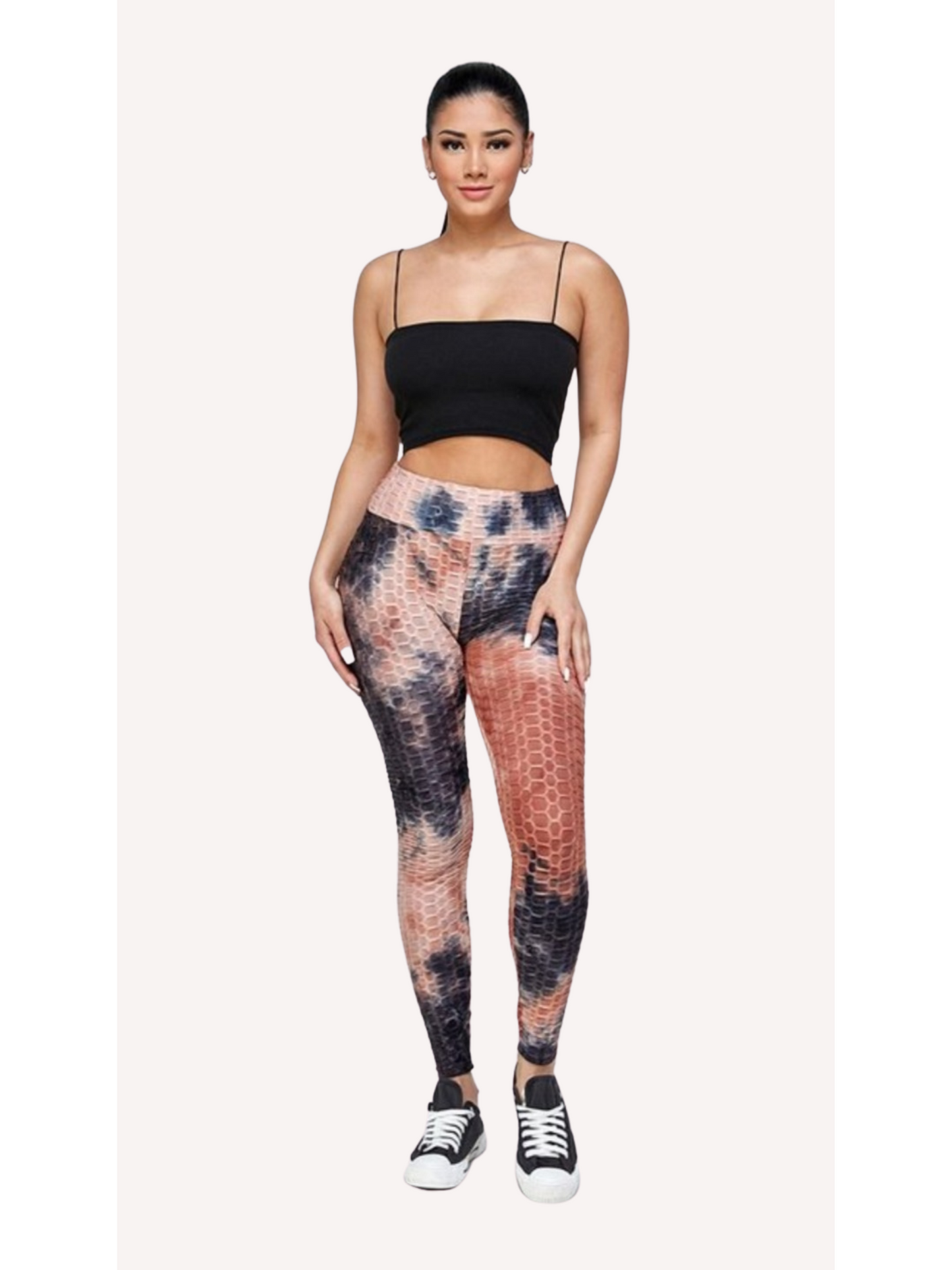 Women's Tie-Dye Print Yoga Pants