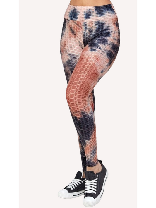 Women's Tie-Dye Print Yoga Pants