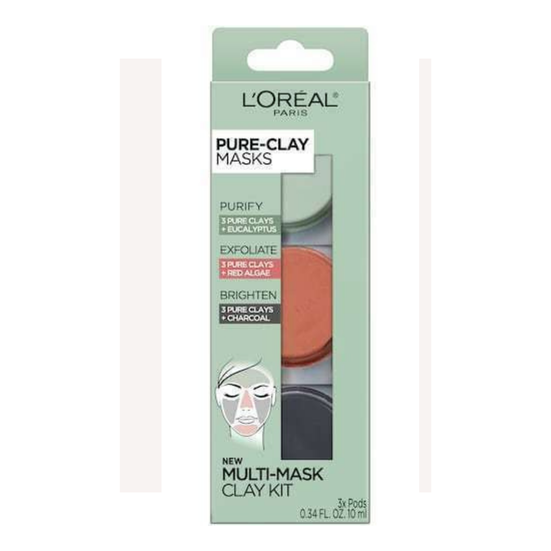 L’oreal Paris Pure Masks Multi-mask Clay Kit