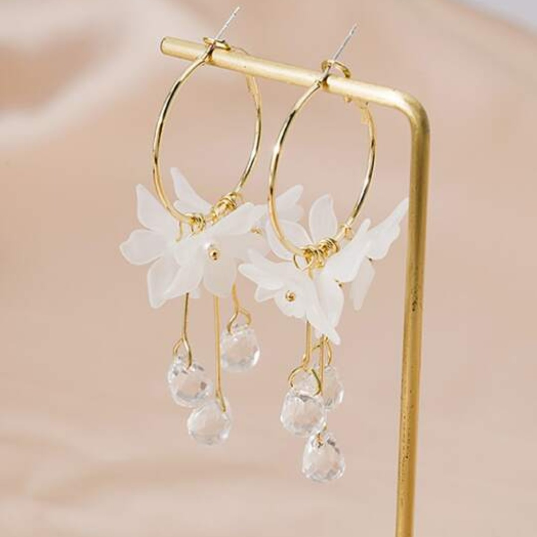 Flower Dangle Earrings