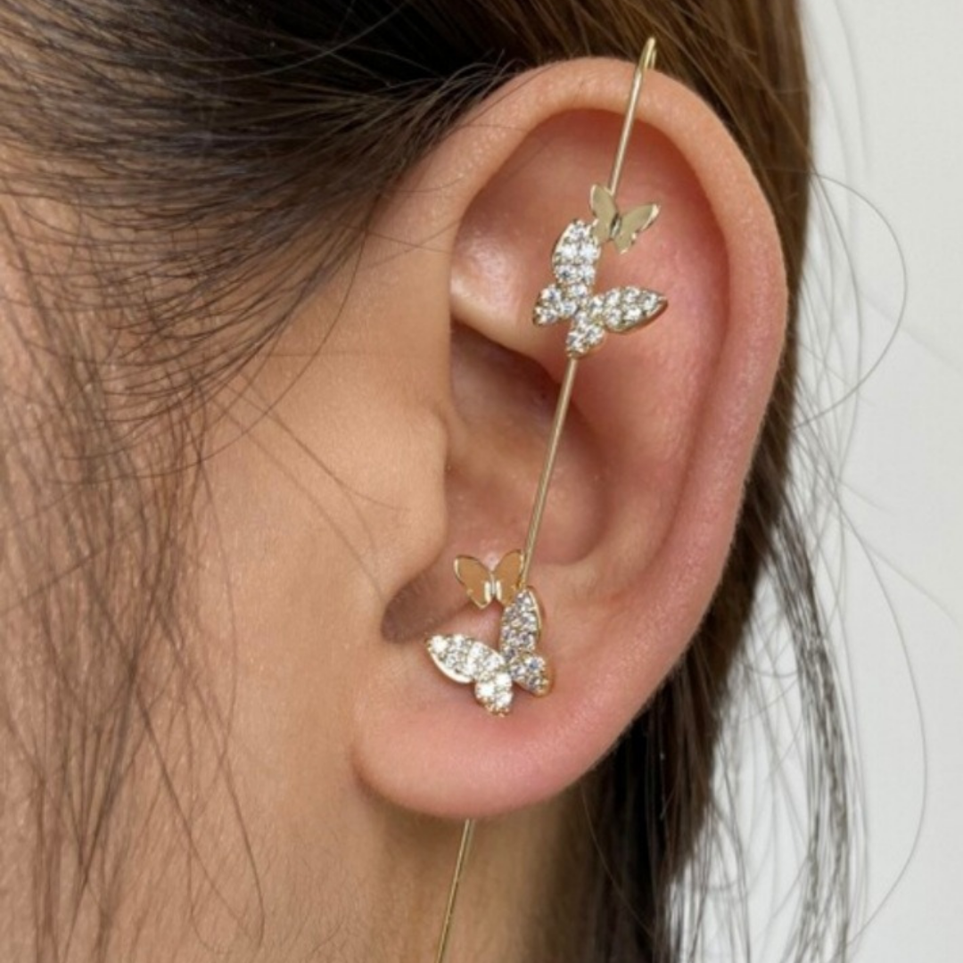 1-Piece Butterfly Decor Earring