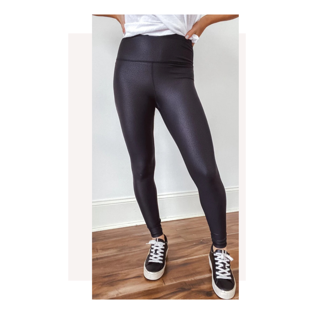 Black Pebble Leggings