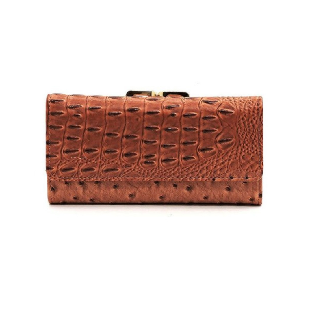 Croc Pattern Wallet