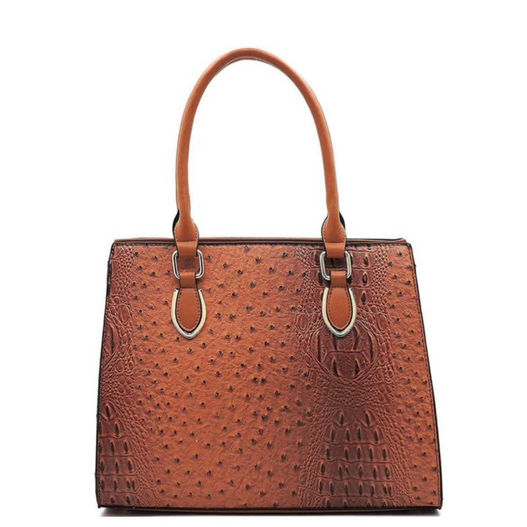 Croc Pattern Square Bag