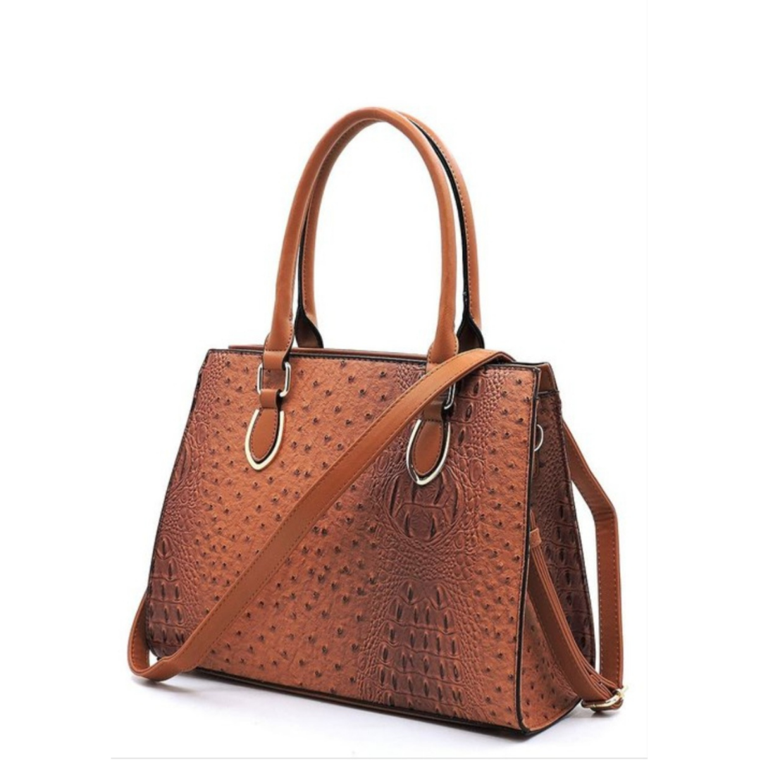 Croc Pattern Square Bag