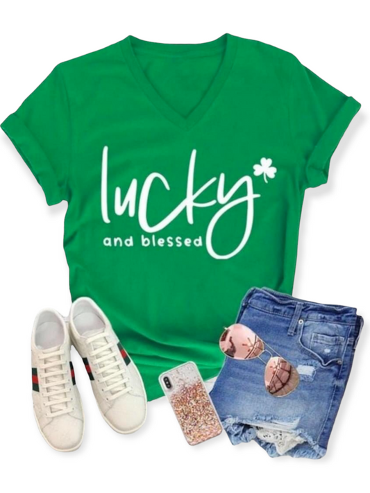 Luck And Blessed T-Shirt