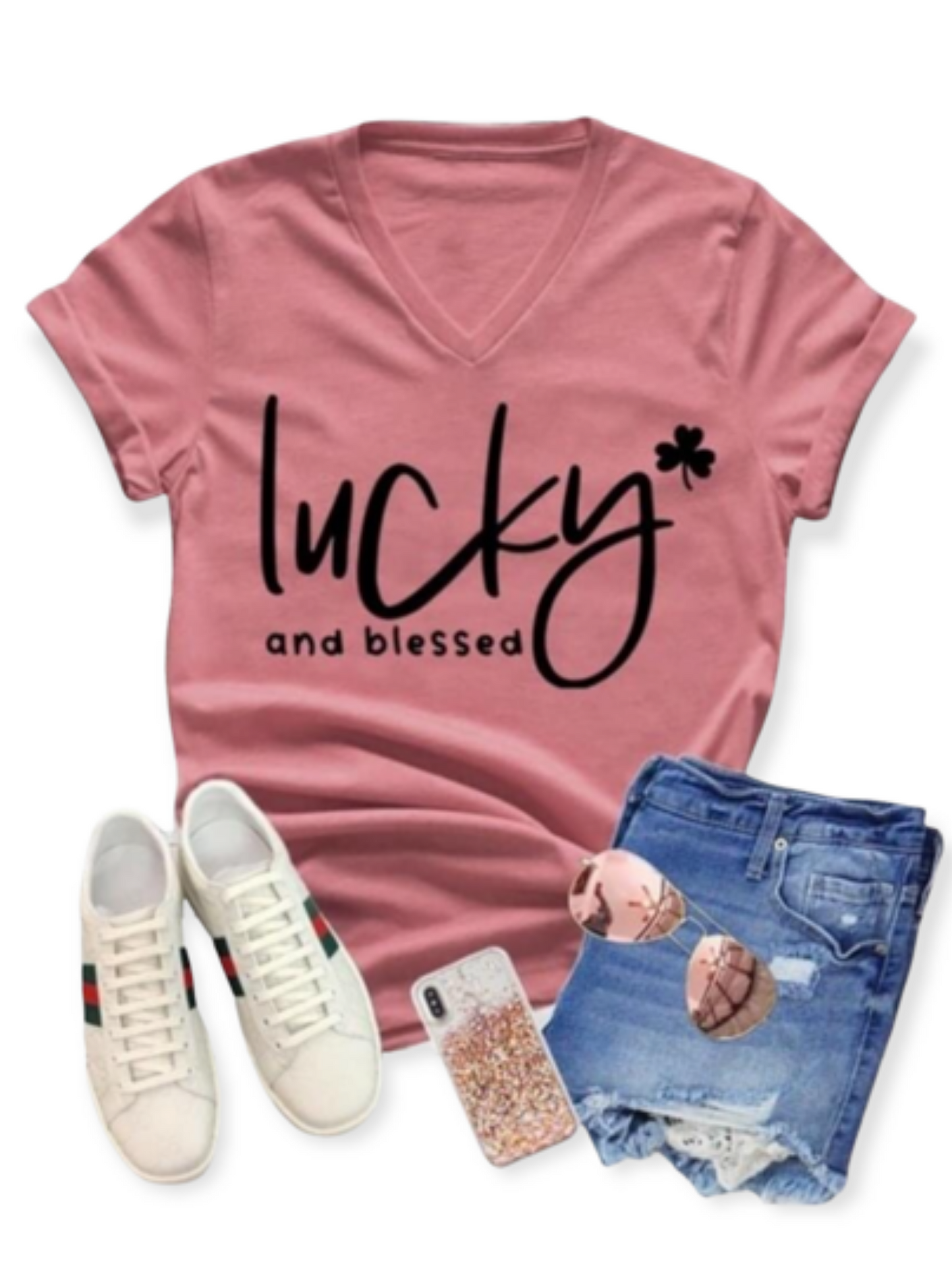 Luck And Blessed T-Shirt