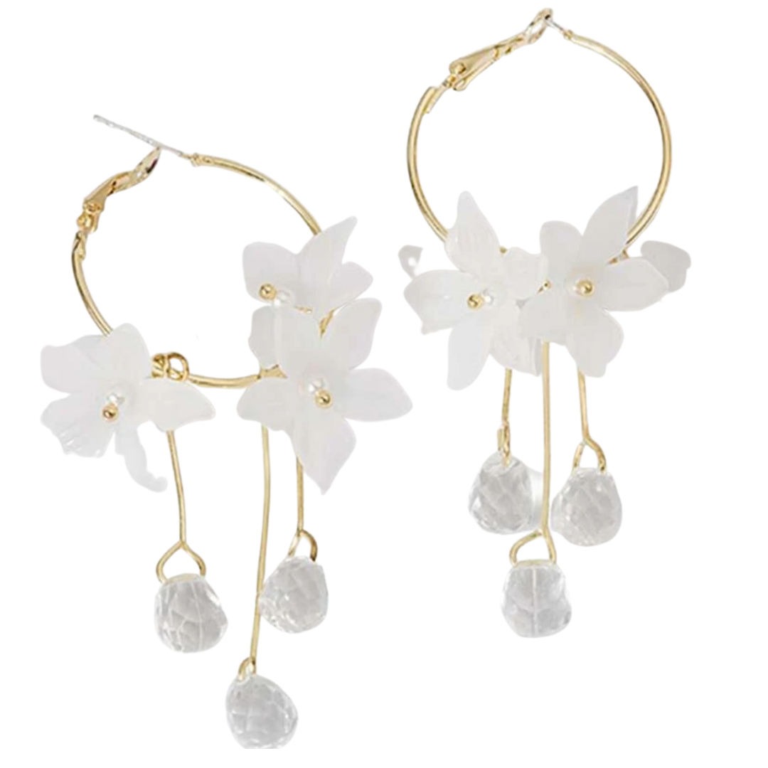 Flower Dangle Earrings